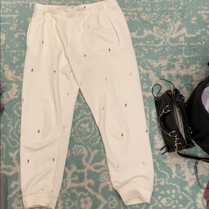 Z Supply Sweatpants Mini Lightning Bolts Medium